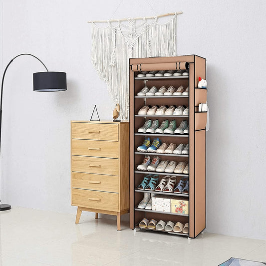 Meuble à chaussures simple à 10 niveaux