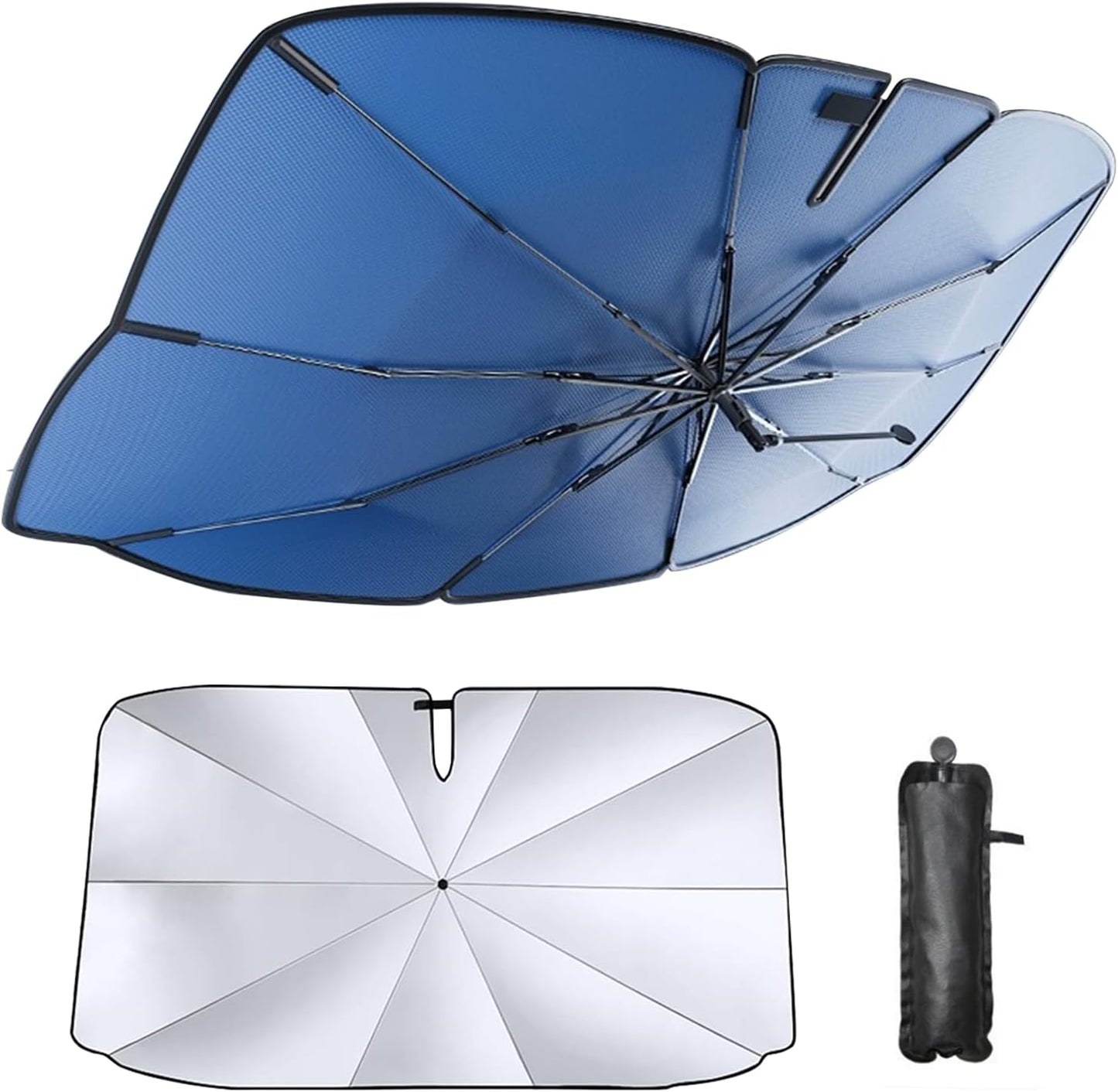 Pare-soleil pliable Tesly pour pare-brise de voiture