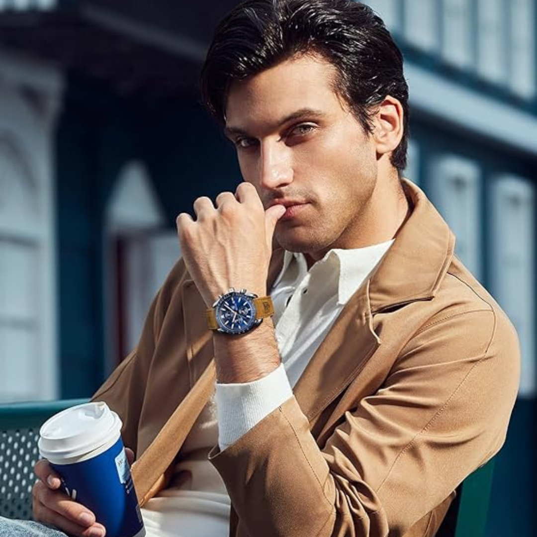 Montre chronographe BENYAR élégant pour homme