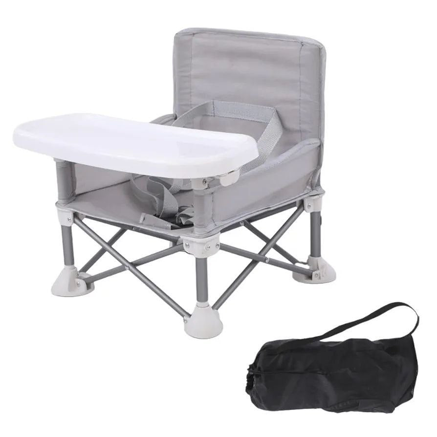 Chaise Haute Bébé Portable et Pliable Tesly – Siège de Repas Sécurisé avec Plateau Amovible
