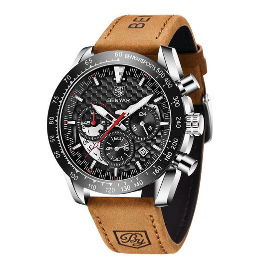 Montre Benyar Tesly Pour Homme Etanche Chronographe