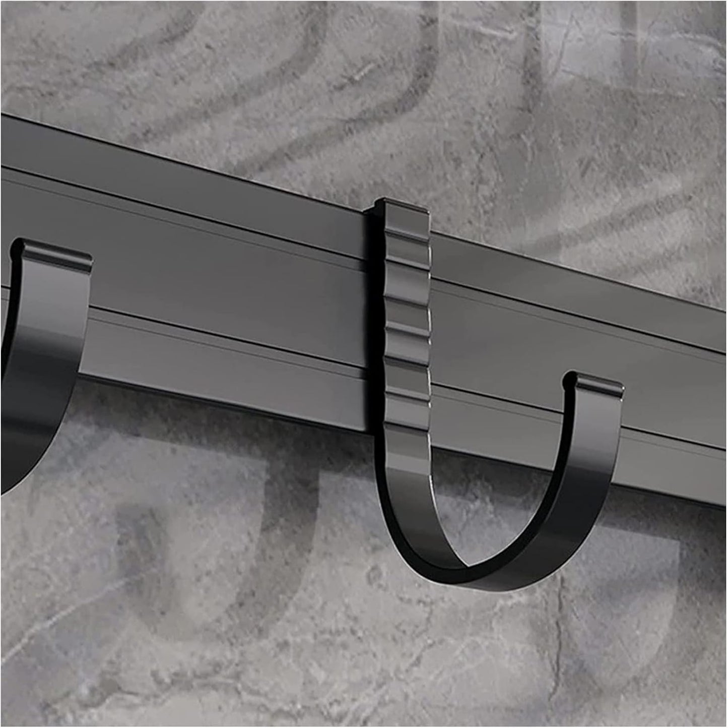 Porte-serviettes mural avec double barre