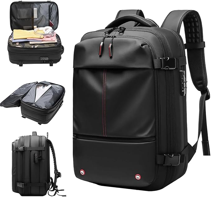 Sac à dos de voyage Tesly avec airbag à compression sous vide