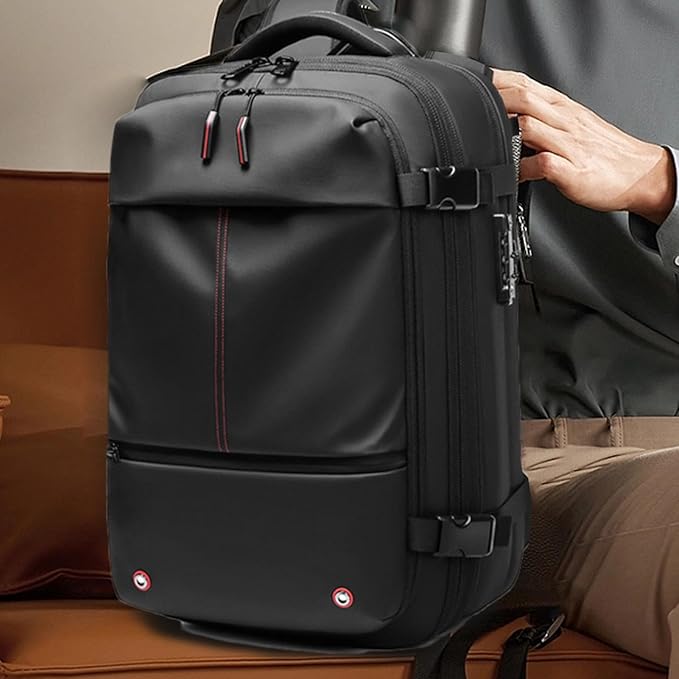 Sac à dos de voyage Tesly avec airbag à compression sous vide