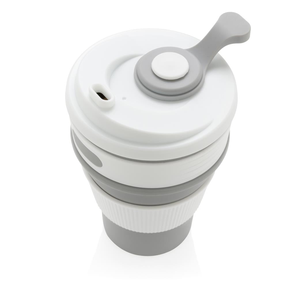 Gobelet de voyage Tesly pliable en silicone