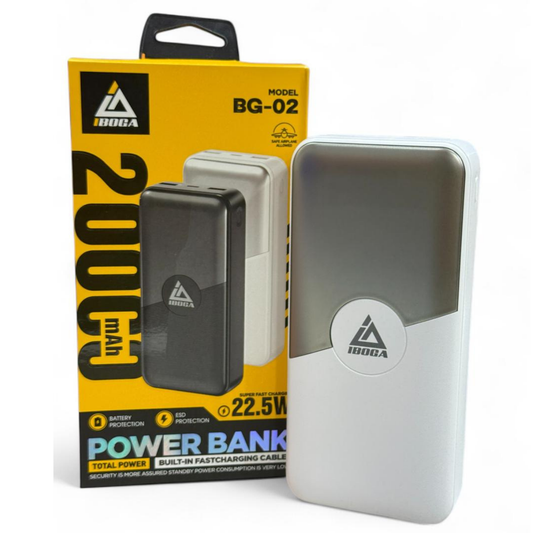 Power bank Tesly avec Câbles Intégrés 20000mAh