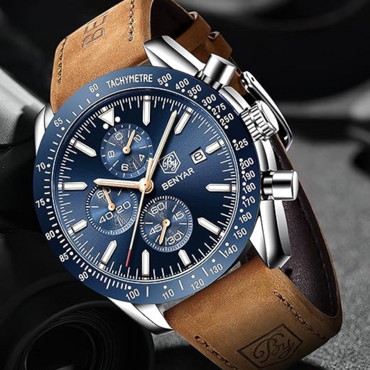 Montre chronographe BENYAR élégant pour homme