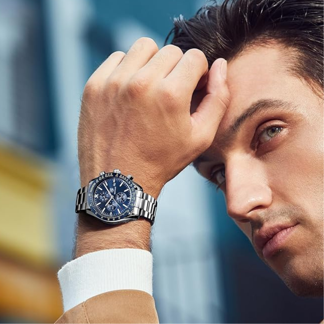 Montre Benyar de Luxe Chronographe Tesly pour Homme