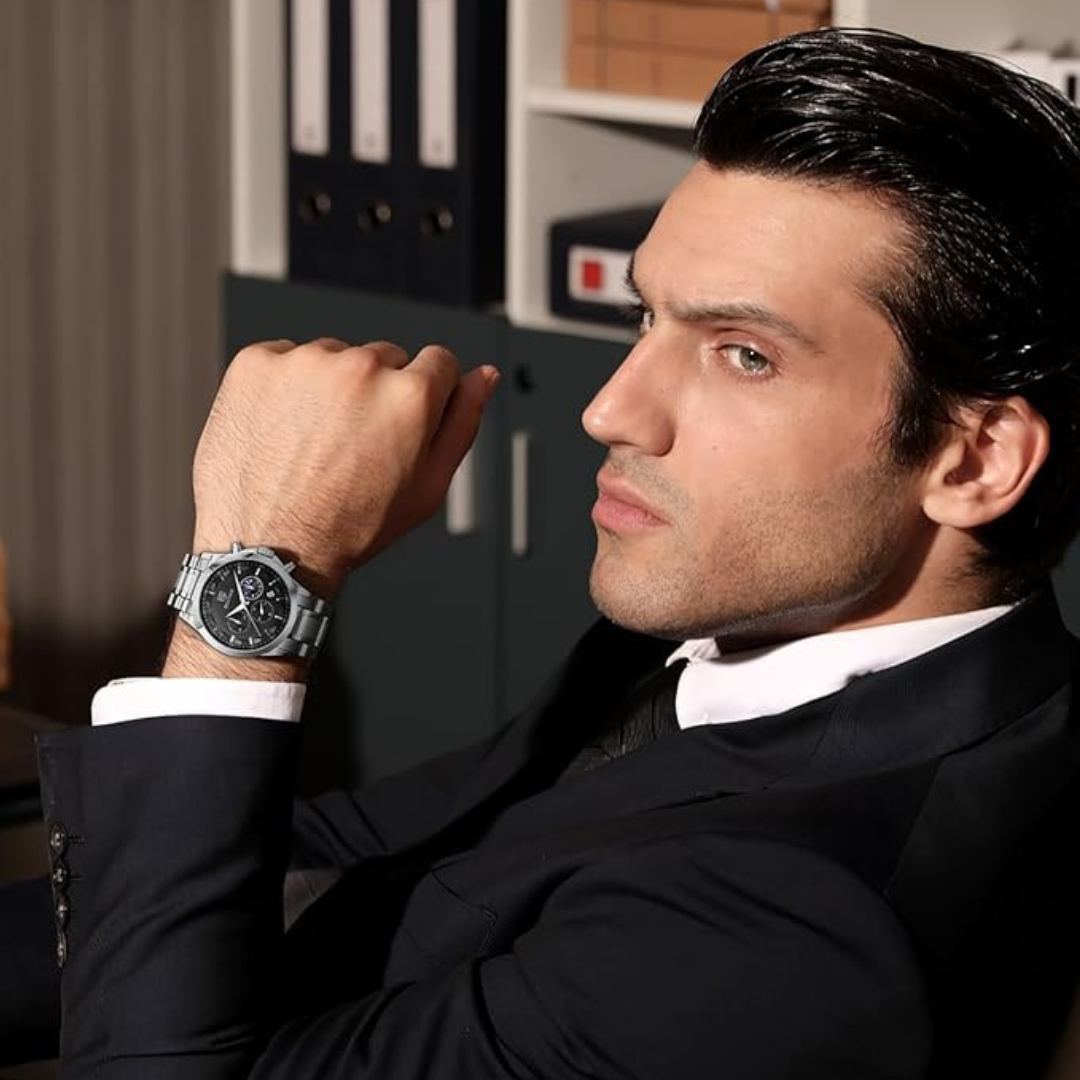 Montre Benyar Tesly Analogique Quartz Chronographe Mode Décontracté