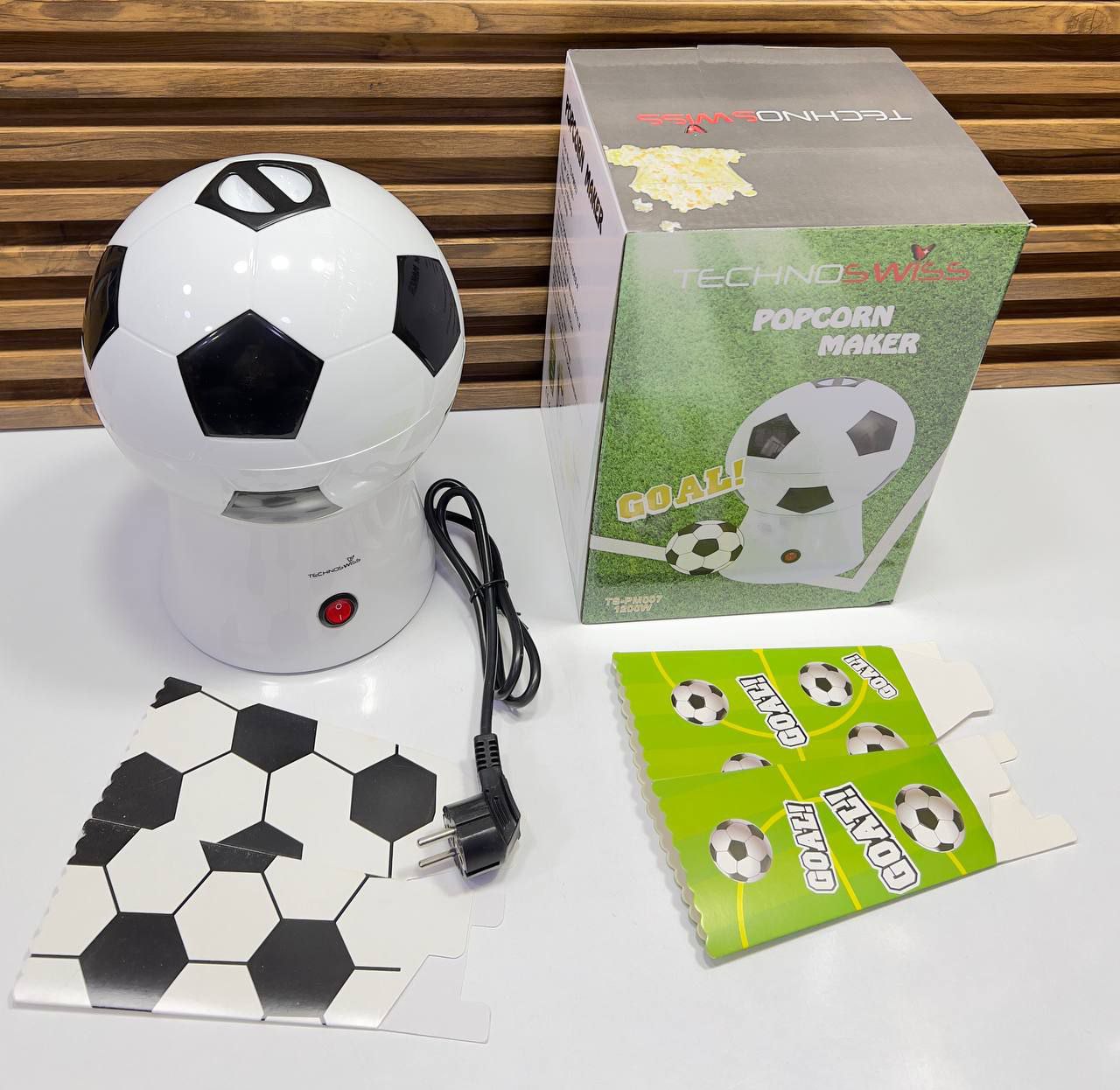 Machine à Pop-Corn Air Chaud Sans Huile – Popcorn Maker Sain Rétro